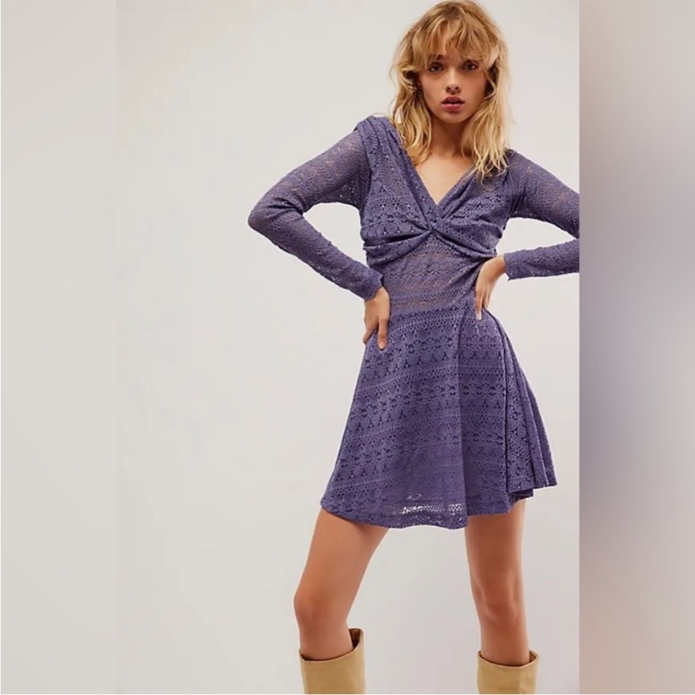 NWOT Free People Lila Mini Dress - Picture 2 of 3